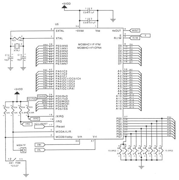 Electronic circuit schematic diagram